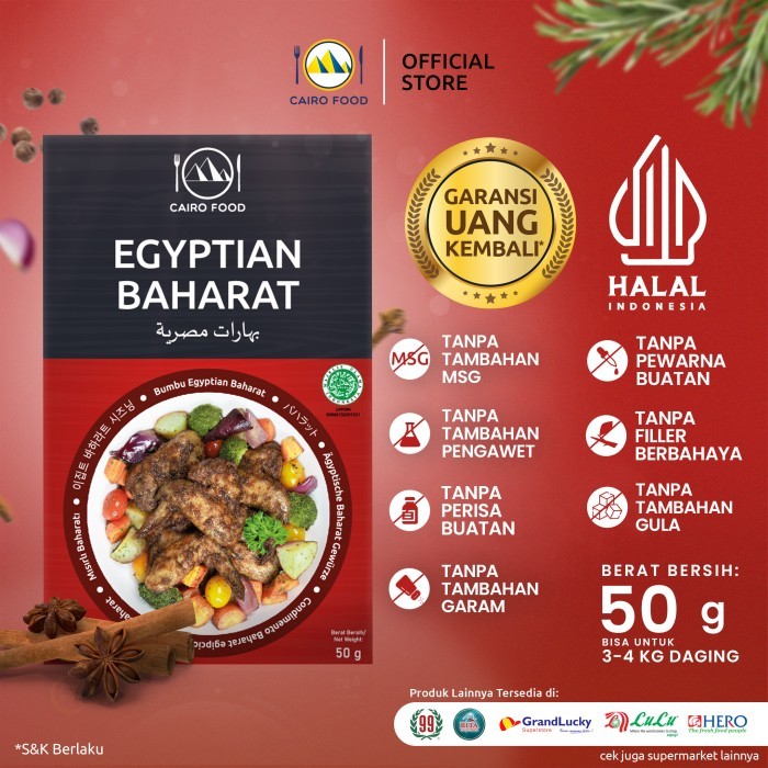 

BERGARANSI Bumbu Egyptian Baharat - Cairo Food
