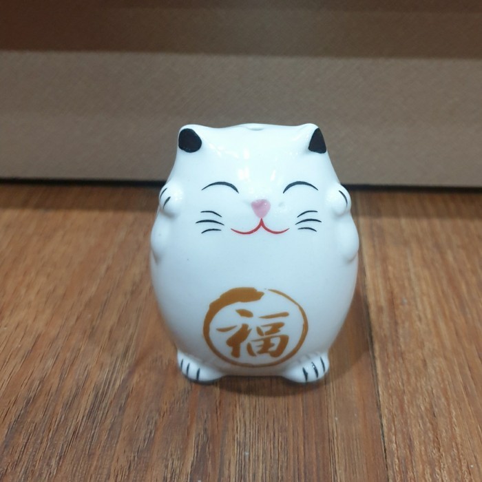 

PRODUK TERBATAS Daiso Cat Salt Pot Tempat Bumbu Keramik Karakter