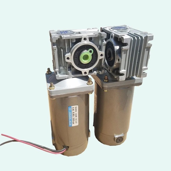 500W 600W DC12V 24V 48V 180V 220V DC BRUSH MOTOR RV50 TURBO WORM