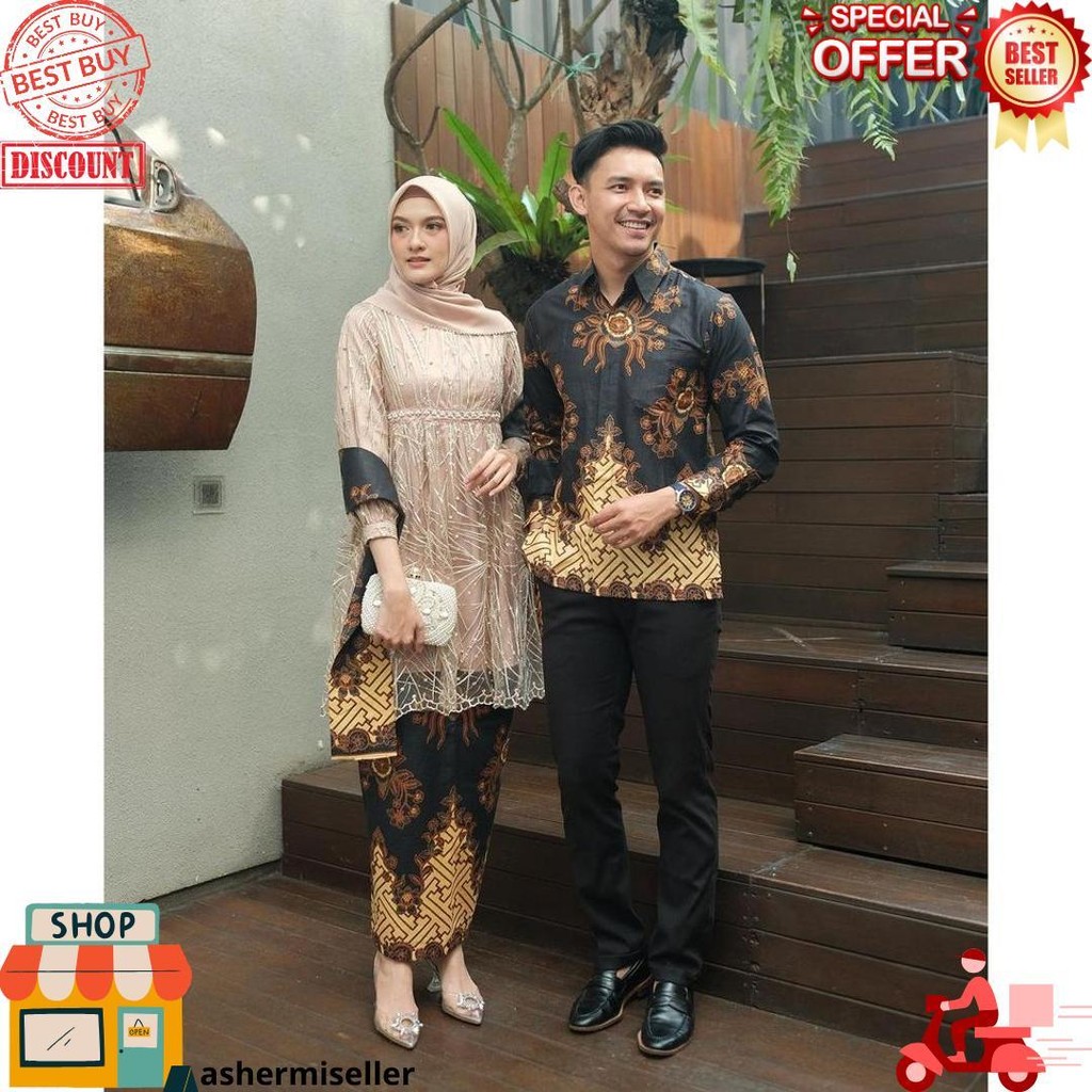 Sisilia - Banting Harga | Kebaya Brokat Maheswari Terlaris | Batik Slimfit Kebaya Kondangan Baju Cou