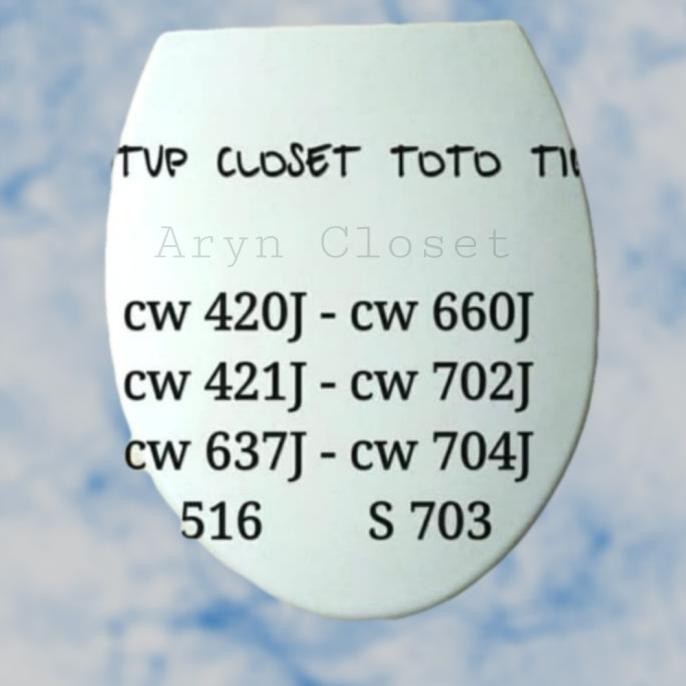 Terbaru Tutup closet Duduk / Cover Closet / untuk Toto