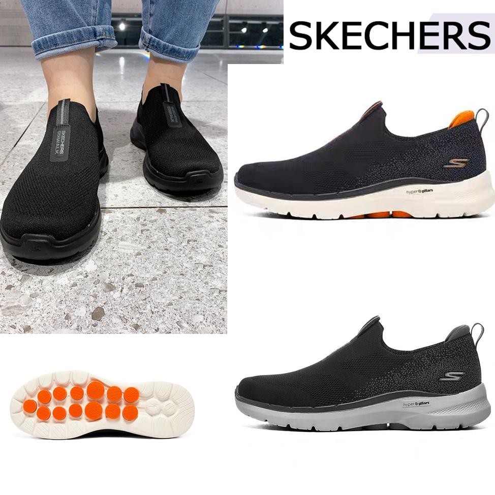 chr sepatu skechers gowalk 6 hyper pillars walking shoes skechers pria