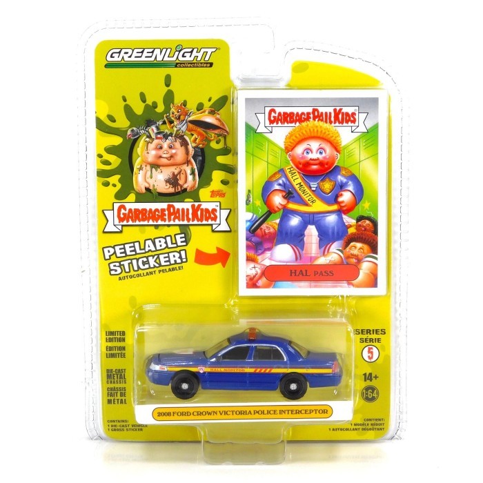 54090-C Greenlight 2008 Ford Crown Victoria Garbage Pail Kids Diecast