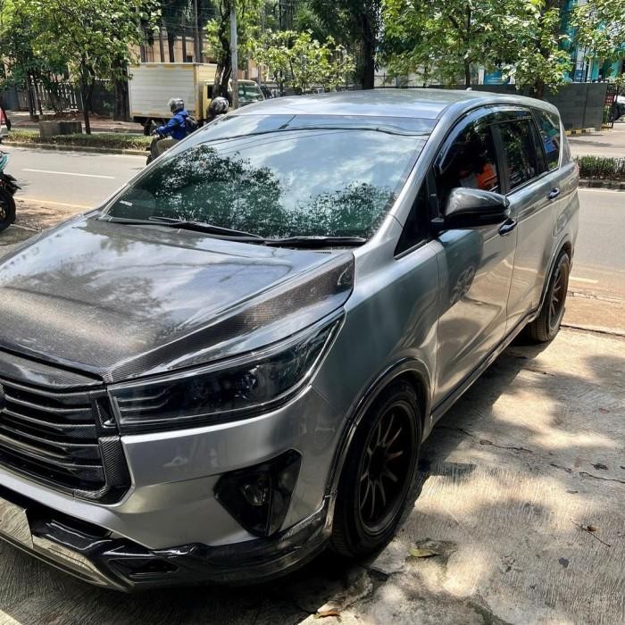 kap mesin innova reborn venturer karbon carbon kevlar copotan toyota Premium