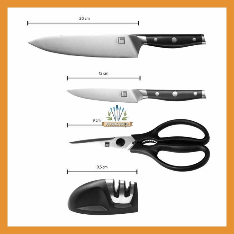PISAU DAPUR KNIFE SET NOVA GIFT SET - CHEF UTILITY KNIFE - JOIL