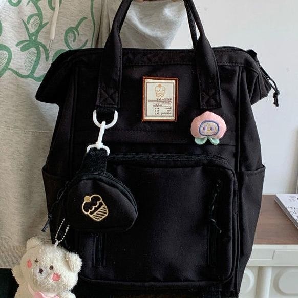 VIRAL Onebear backpack korea sma wanita tas sekolah ransel Fashion waterproof laptop backpack Jepang