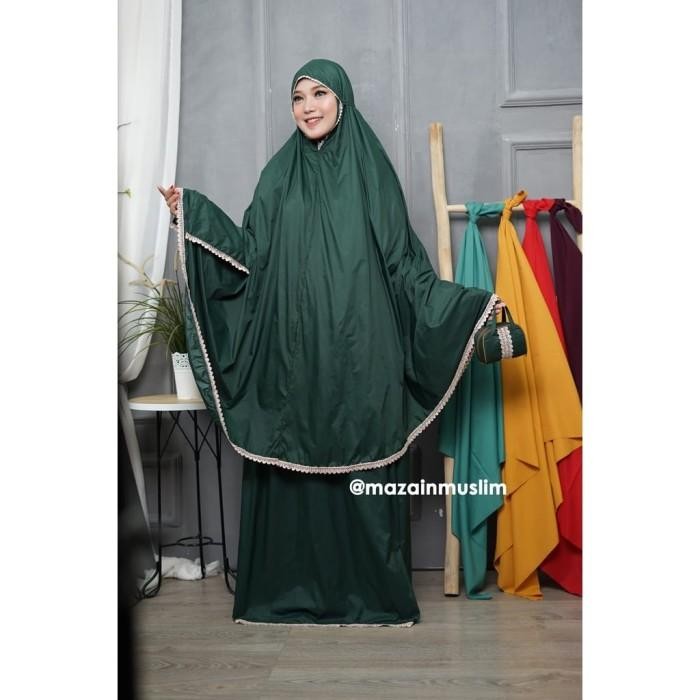 MUKENA TRAVELING TERKECIL - MUKENA WATERPROOF PARASUT PREMIUM lembut premium