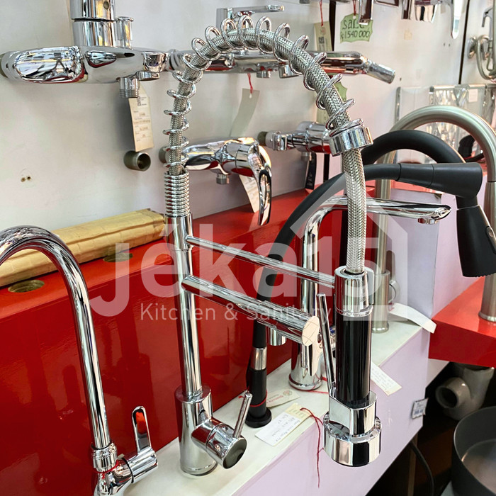 Kran Dapur//Kran Sink Meja Panas Dingin//Kran Dapur Flexible Tarik