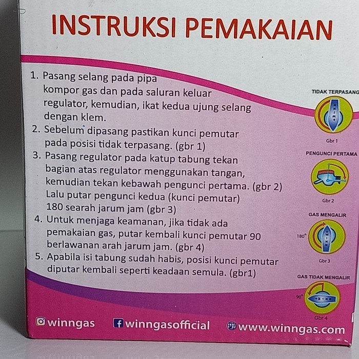 Regulator Winn Gas W900M original