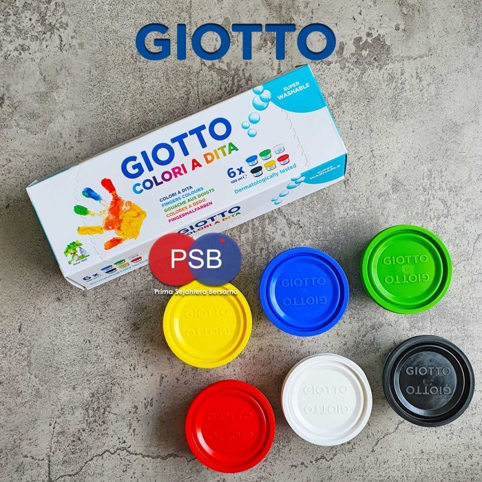 

TERBARU Finger Paint Giotto Colori A Dita / Cat Tangan Giotto