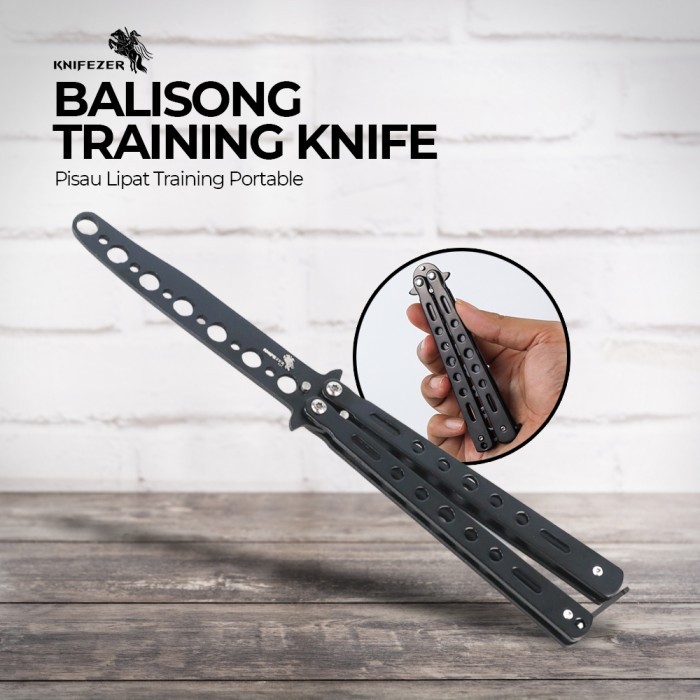 BISA GRAB Benchmade Balisong pisau lipat training portable knife
