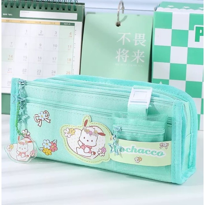 

Tempat Pensil Pencil Case Organizer Kanvas Jumbo Ori Sanrio My Melody Cinnamoroll Pochacco
