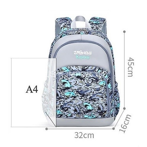 DRAB2702 ZMBABY Tas Sekolah Anti Air / Tas Punggung Anak / Tas Sekolah