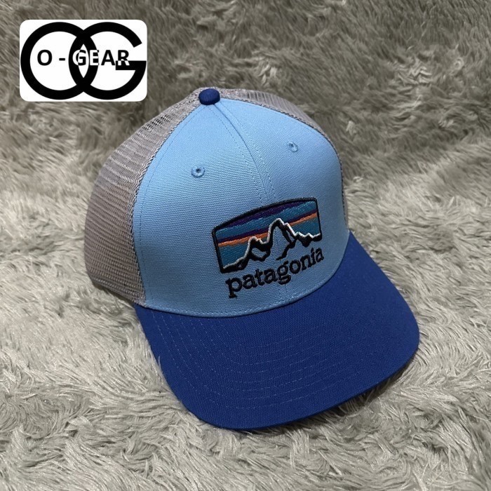 Topi Patagonia Fitz Roy Horizons trucker hat cap original topi jaring