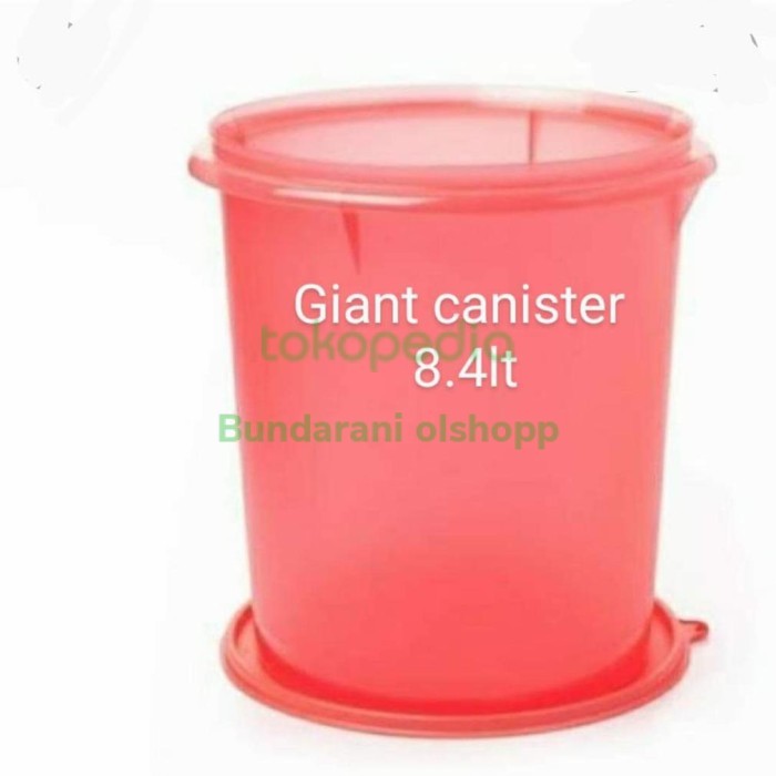 Tupperware Toples Giant Canister Peach