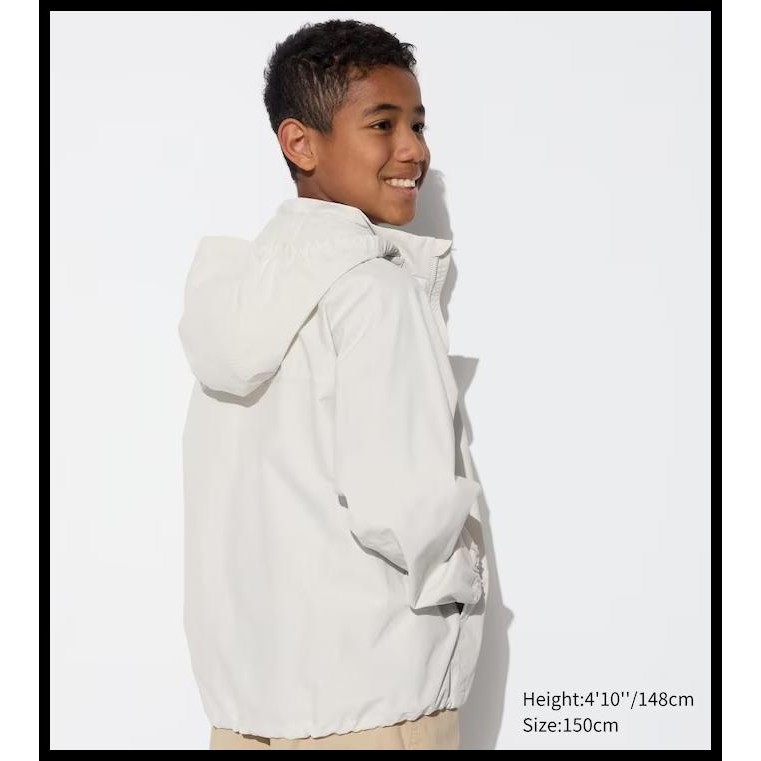 terbaru uniqlo kids uv protection pocketable parka promo