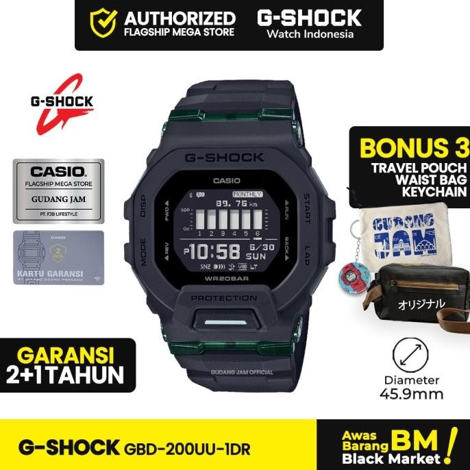 G-Shock Gshock Gbd-200Uu-1Dr Gbd-200Uu Gbd-200 Gbd200Uu Gbd 200Uu