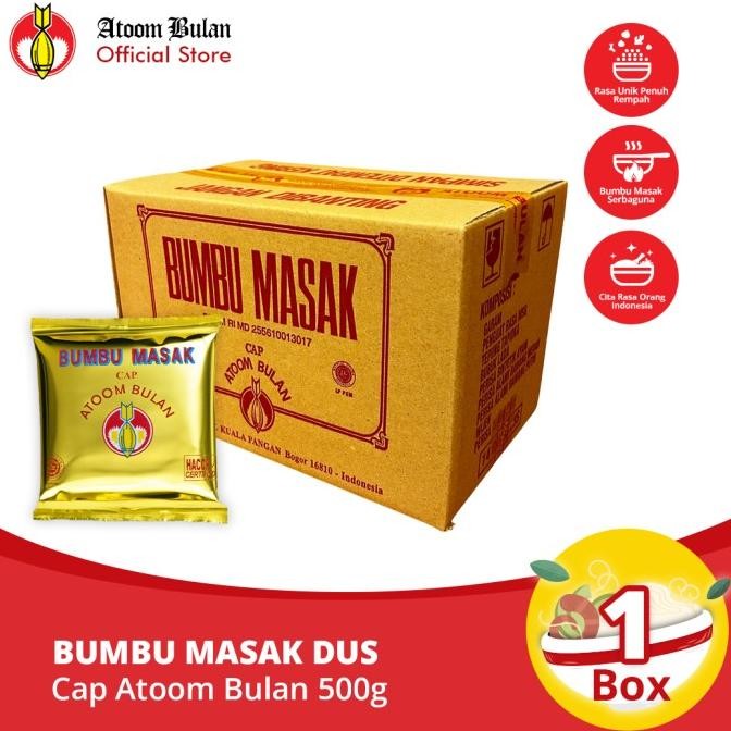 

Bumbu Masak Cap Atoom Bulan - 500 gram (1 dus - 14 Pcs) H24S