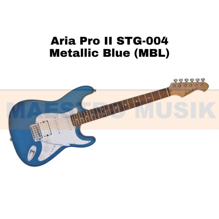 Aria Pro Ii - Stg 004 - Basswood Body , Hss - Pilih Warna
