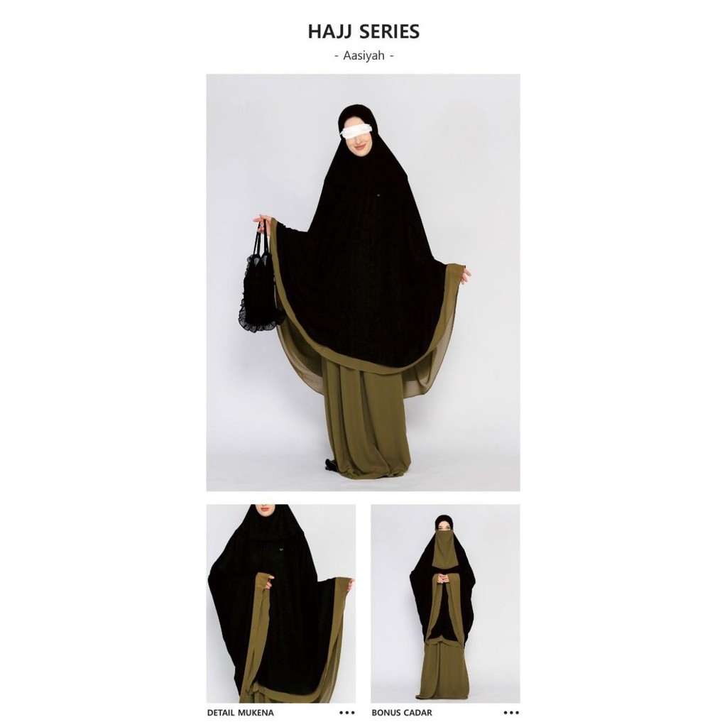 MUKENA HAJJ SERIES PREMIUM (PPM) - TWO LAYER lembut premium