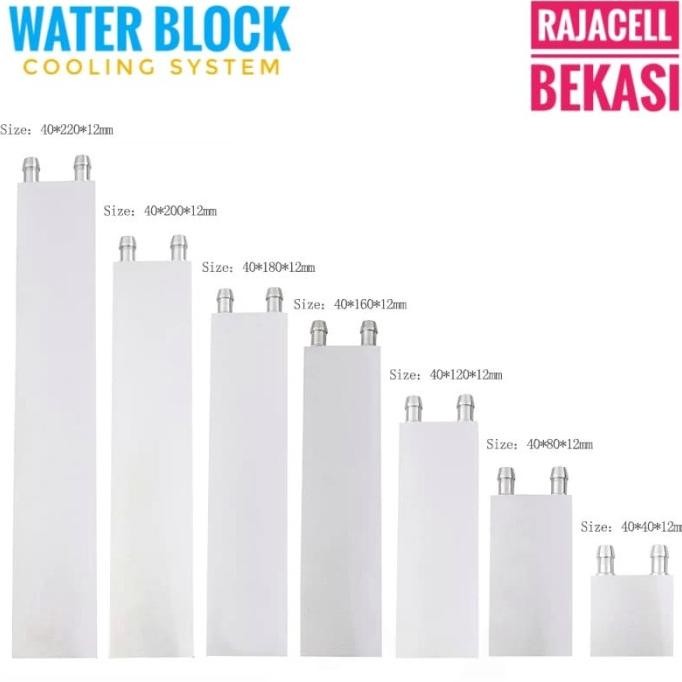 Baru Water Block Aluminium Waterblock For Peltier 40X40 Cooling System