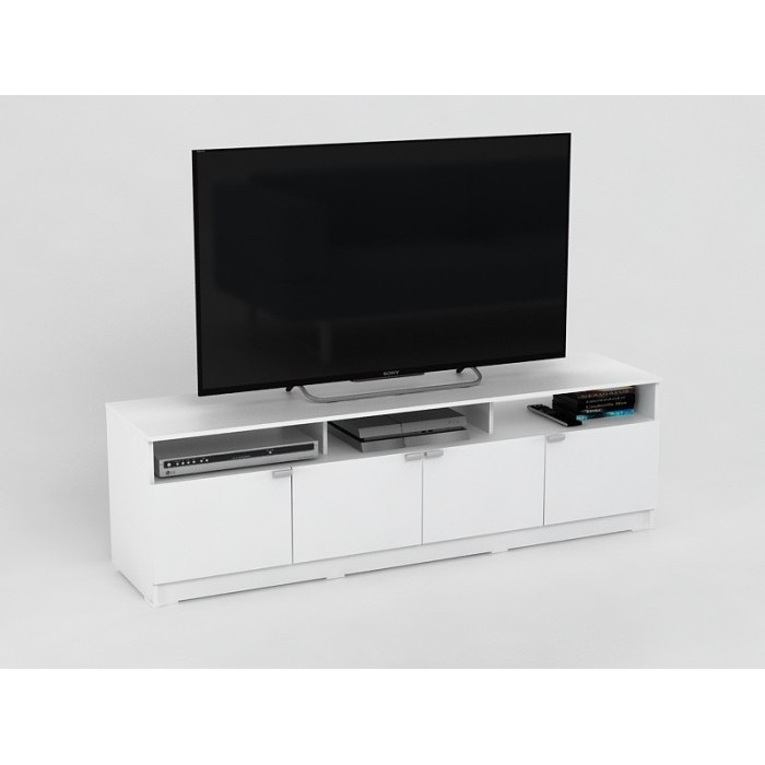Meja Rak TV sederhana 160cm putih coklat minimalis BANDUNG