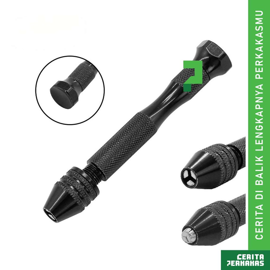 Tangan Bor Manual CP / Mini HSS Twist Drills Cocok Untuk Kayu Plastik Papan Akrilik