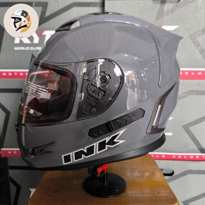 Termurah Helm Full Face Ink Stealth Double Visor