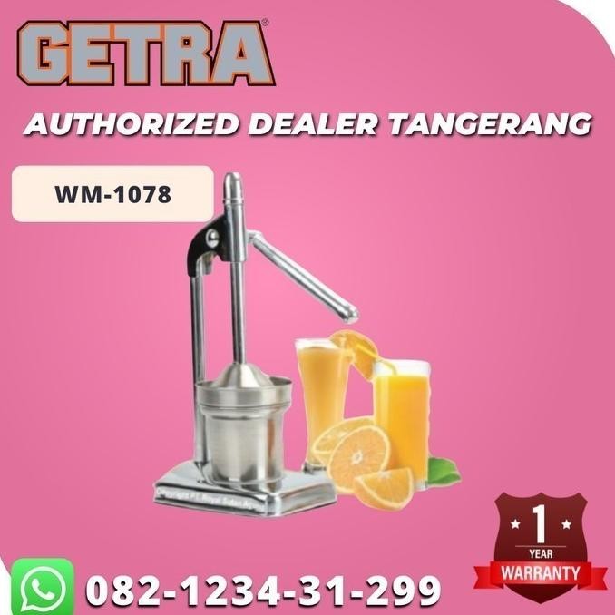 

SALE! GETRA MANUAL HAND JUICER WM-1078 GETRA ALAT PERAS JERUK MANUAL