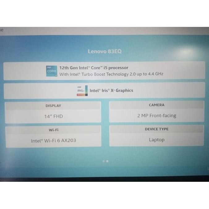 Laptop Lenovo Ideapad Slim 3I 14 Core I5 Ram 16Gb 512Ssd 14 Inci W11