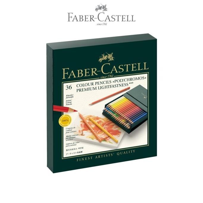 

Faber-Castell Polychromos Pencil 36 Studio Box Original Dan Terpercaya