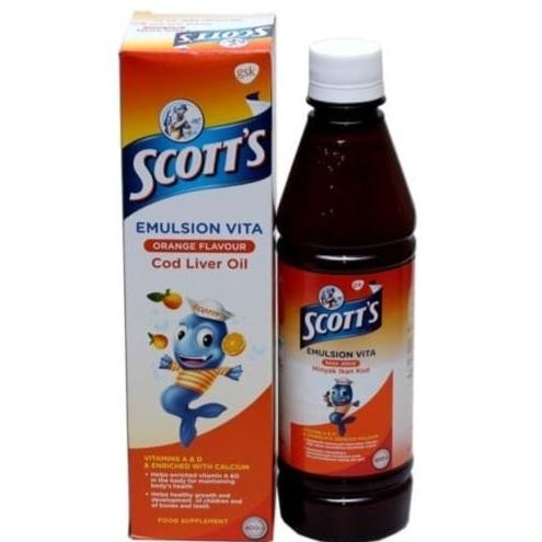 

SALE! MINYAK IKAN SCOTT'S EMULSION JERUK 400 ML