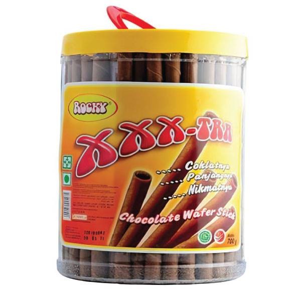CHO CHO ROCKY XTRA WAFER STICK CHOCOLATE TOP 620 GR