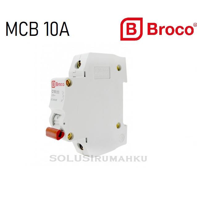 terbaru mcb broco 10a sni sikring 10 ampere 2200 watt