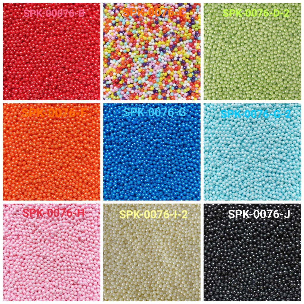 

GR-SPK-0076 Group 1 Sprinkles sprinkle sprinkel 1kg 1 kg kilo mutiara (SPRINKLES)