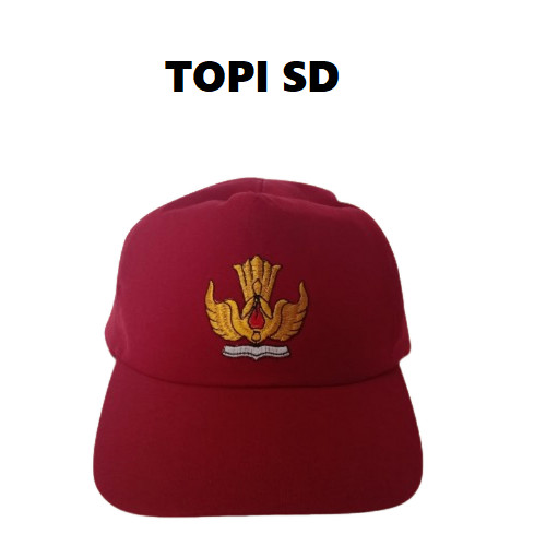 

Topi SD Merah