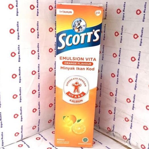 

SALE! SCOTT'S EMULSION VITA RASA JERUK 400 ML - VITAMIN DAN KALSIUM