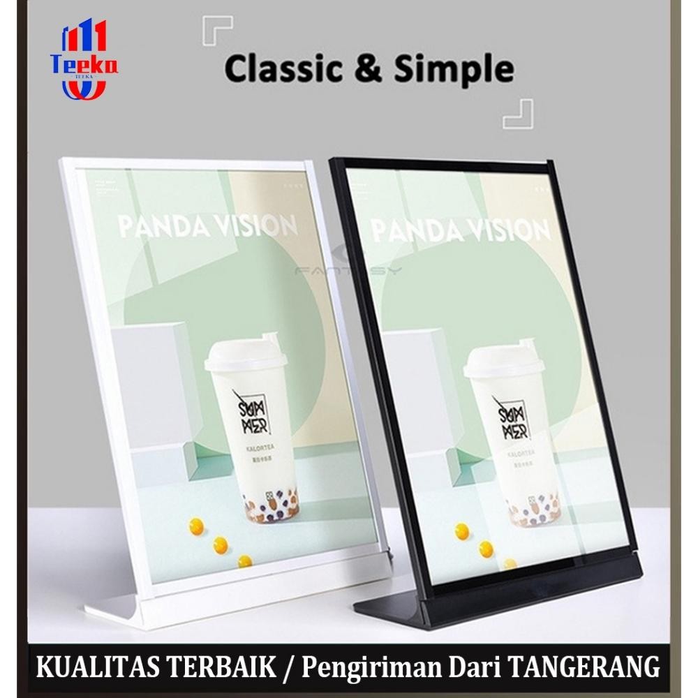 

DESPO TEEKA TEMPAT BROSUR AKRILIK LED A3/A4 - DISPLAY MENU RESTORAN BERLAMPU, RINGAN, ELEGAN UNTUK PROMOSI