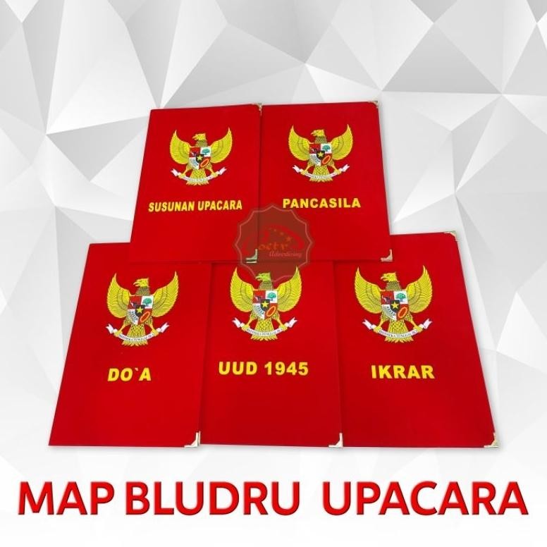 

ZOE MAP BLUDRU TEXT UPACARA | MAP KANTOR | MAP SEKOLAH 1 ( ISI 5 PCS ) SET WARNA MERAH UKURAN F4
