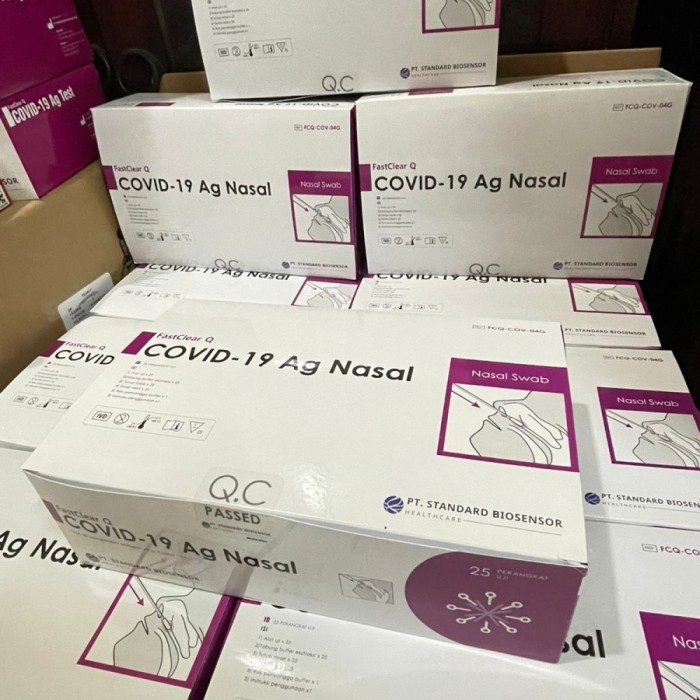 Sd Biosensor Nasal Fastclear Antigen isi 25T