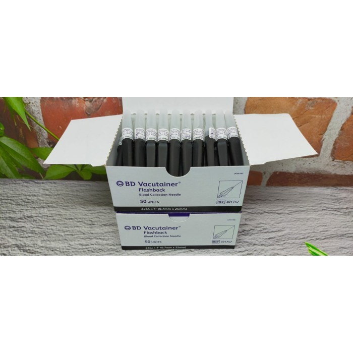 Needle Flashback 22GA x 1" BD Vacutainer Blood Colection Needle