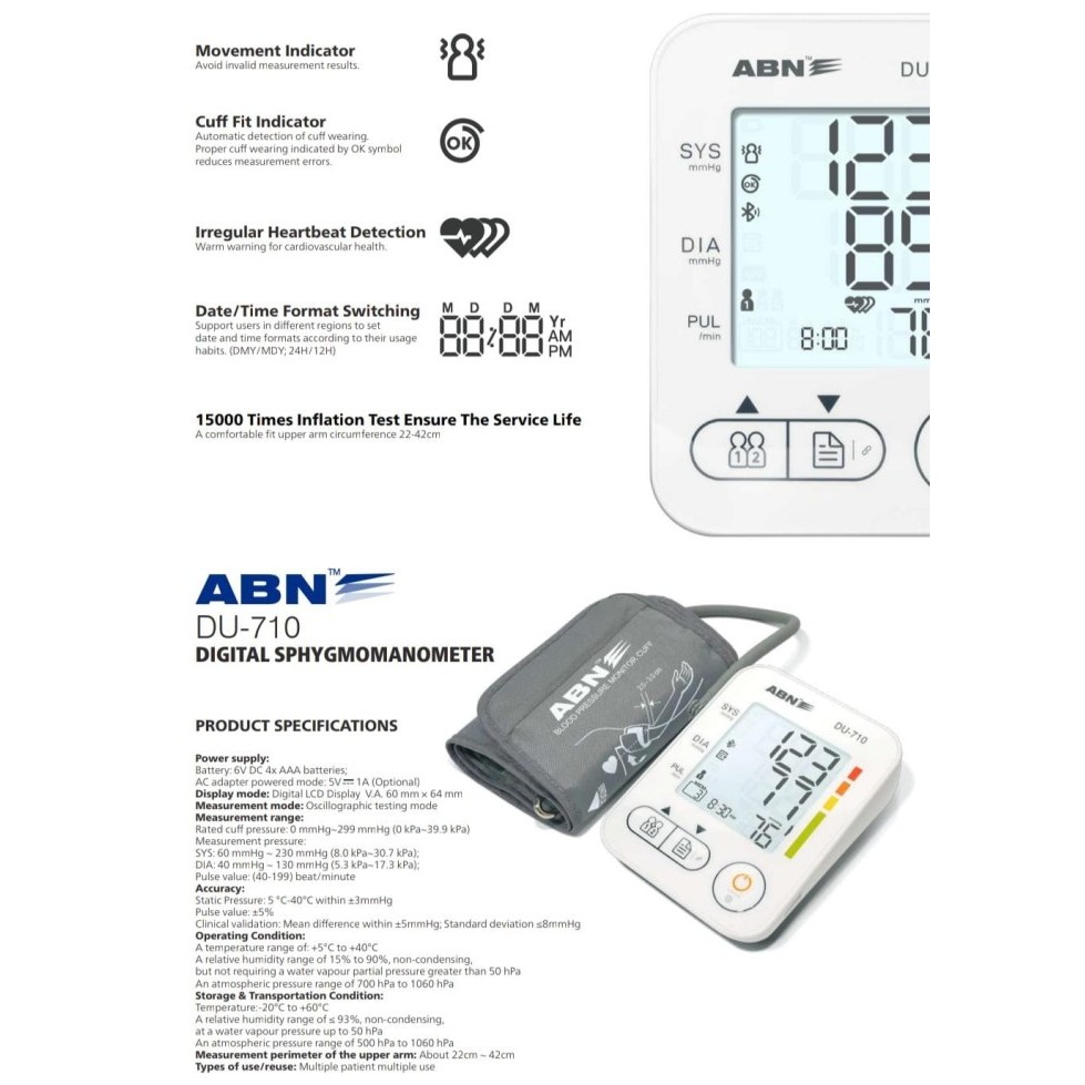 TENSIMETER DIGITAL ABN DU-710