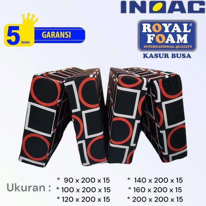 Kasur Busa Lipat Inoac / Royal Foam Tebal 15 Cm Garansi 5 Tahun