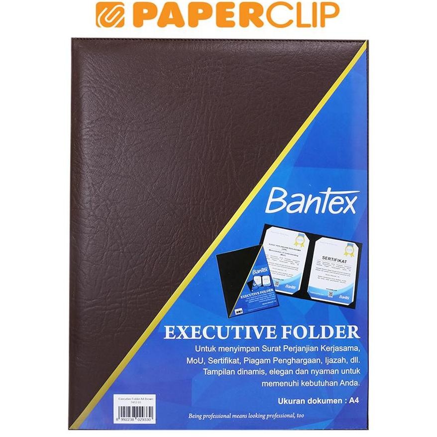 

DESPO DISPLAY BOOK / EXECUTIVE FOLDER BANTEX A4 7412 03 BROWN