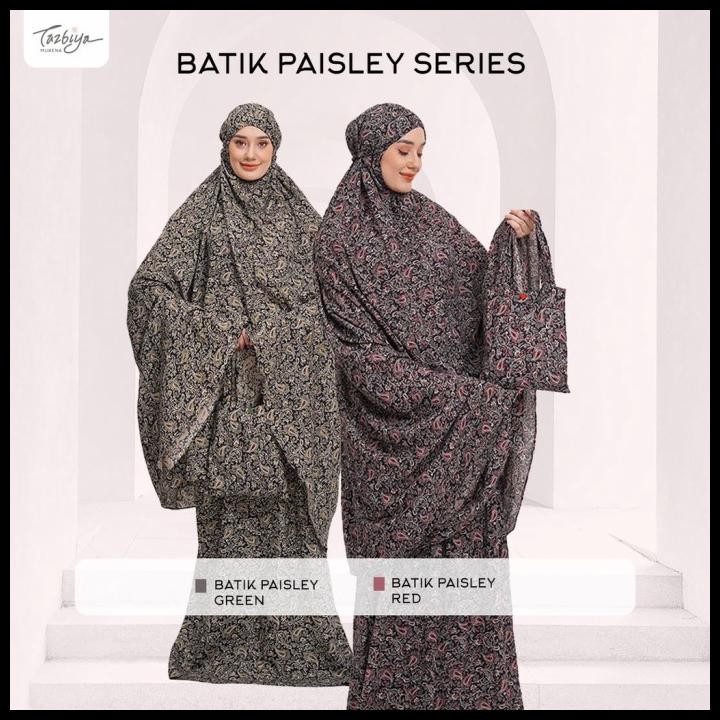 terbaru mukena tazbiya allover batik paisley series allsize best seller