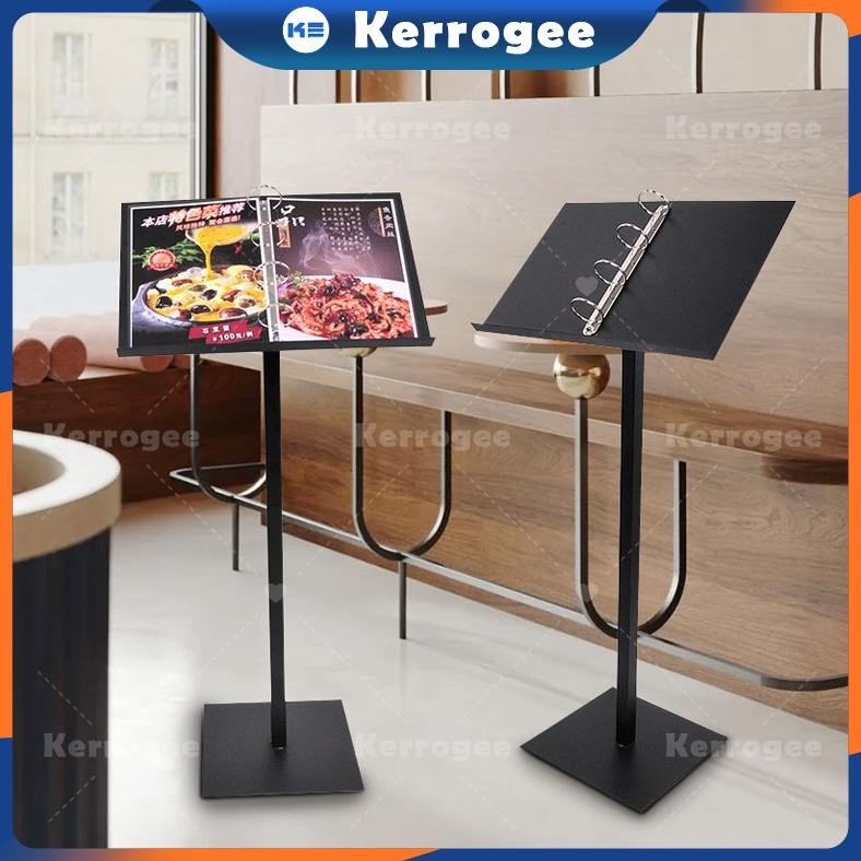 

ZOE STAND MENU A4 HOLDER STAND TEMPAT MENU DISPLAY STAND RAK MENU BUKU MENU RESTORAN COVER MENU BOOK DISPLAY BOARD MENU RESTO UNTUK RESTORAN KEDAI KOP NAMA