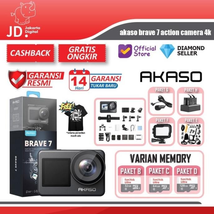 Akaso Brave 7 Action Camera 4K