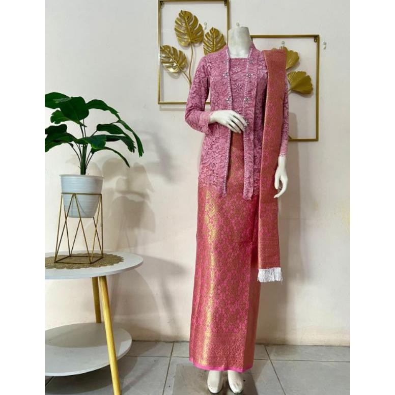 hjk SET KOMPLIT KEBAYA KUTU BARU PAYET/ KUTU BARU PAYET/KEBAYA MODERN/KEBAYAMURAH/KEBAYA WISUDA/KEBA