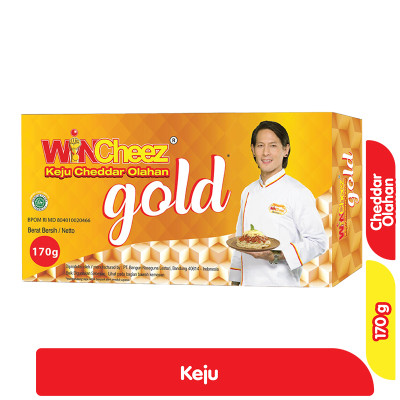 

WinCheez Keju Cheedar Olahan Gold Box 170 g