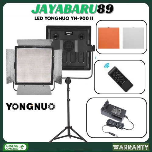 TERBARU YONGNUO YN-900II, YN900II, YN 900 II, PAKET LAMPU LIGHTING LED STUDIO